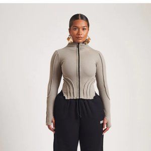 BBX Brand Ribbed Turtleneck Top